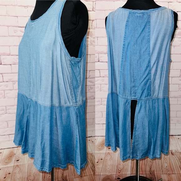 Blocked Denim Blue Tank Size Xl
Summer Office Casual Church Beach Trendy
Unique - Picture 1 of 4